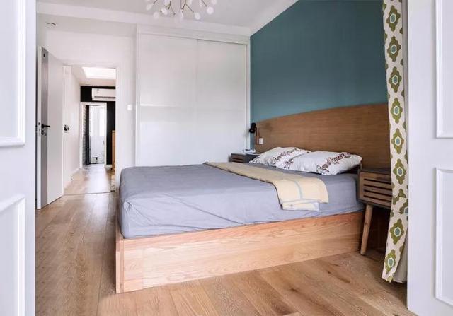 60㎡北欧风两居室，小吧台当电视背景墙，这设计真是靓