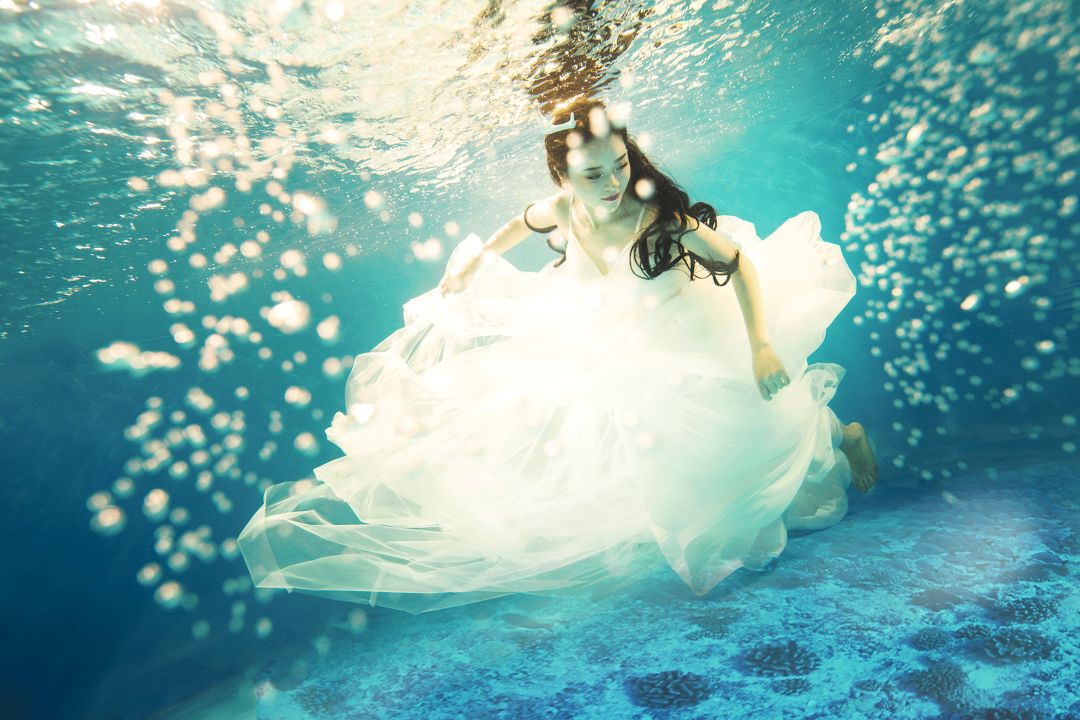 引爆星城！三亚仙气十足的水下摄影来长沙啦~湖南卫视率先取景