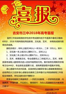 吉安三中高中教师工资,吉安三中高中有什么班