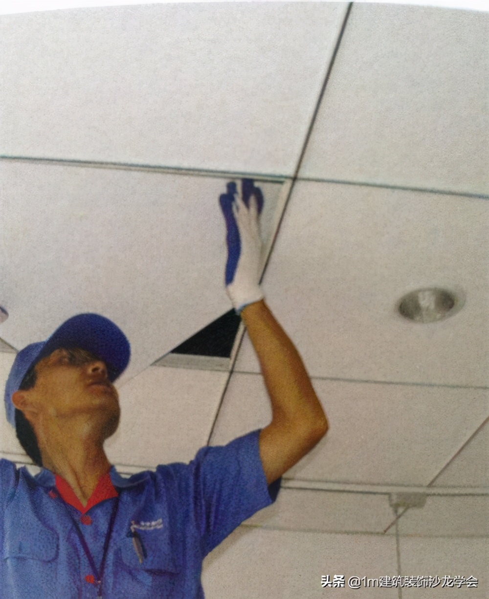 1.2米矿棉板安装教程,1米走廊吊顶施工