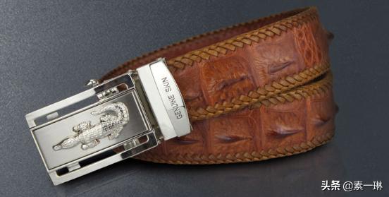 男士装饰皮带怎么系,男士配饰皮带