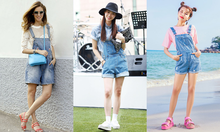 牛仔短裤最火穿法女,腿短牛仔短裤怎么穿