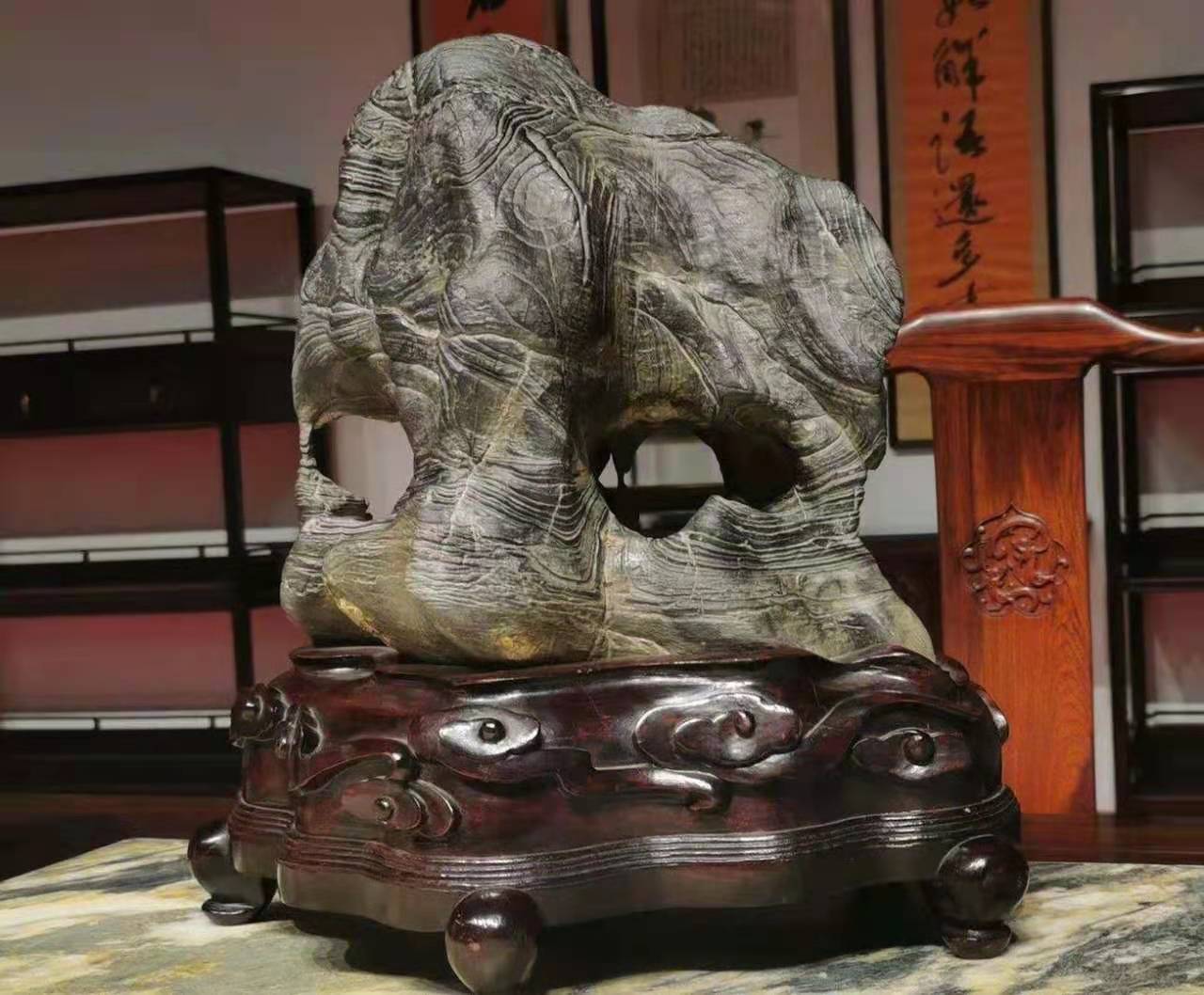 灵璧彩纹石,灵璧丛纹石