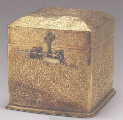 中原藏珍三彩舍利匣,国宝品鉴