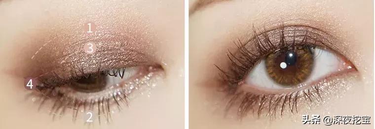 放大双眼大地色眼妆最火,大地色眼影教程初学者
