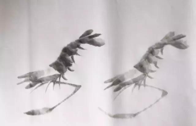 墨龙画法教程简单毛笔,河虾简笔画教程