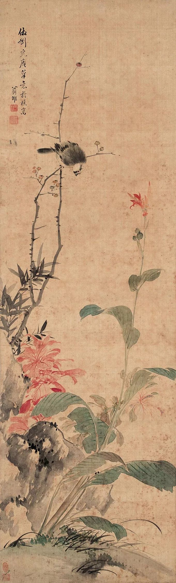 清代花鸟鱼虫画,清代国画名家花鸟鱼虫