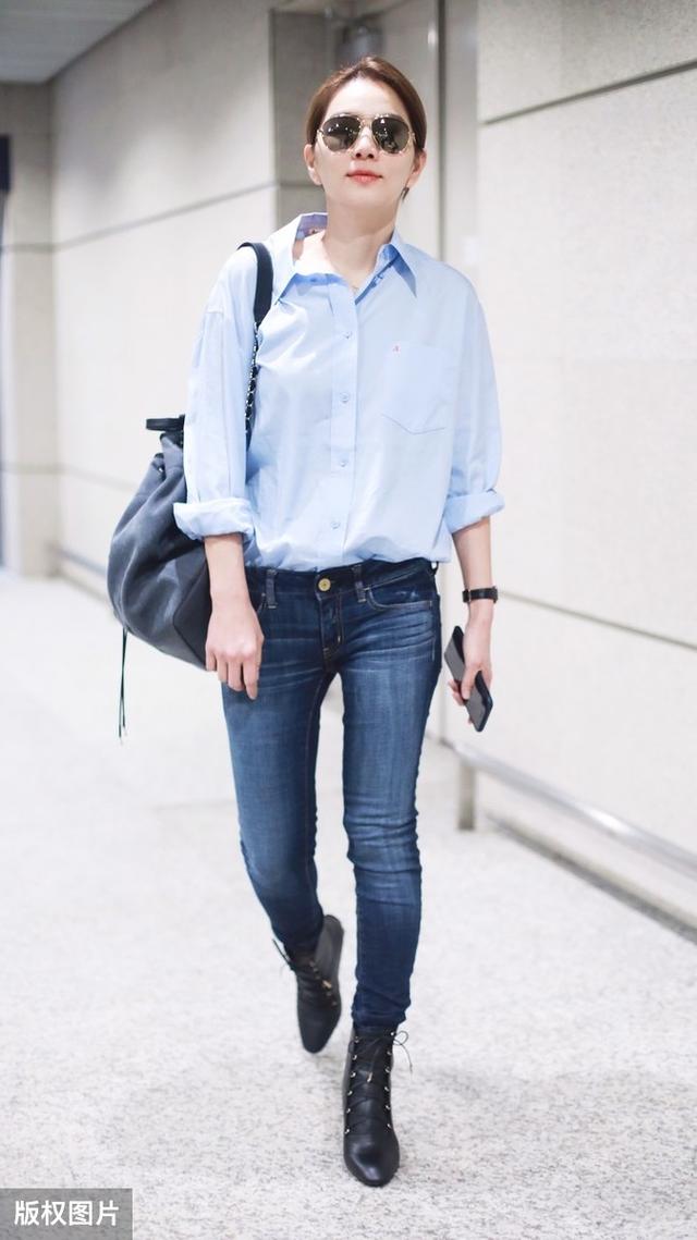 陈嘉桦同款牛仔裤,陈嘉桦私服穿搭低调不张扬