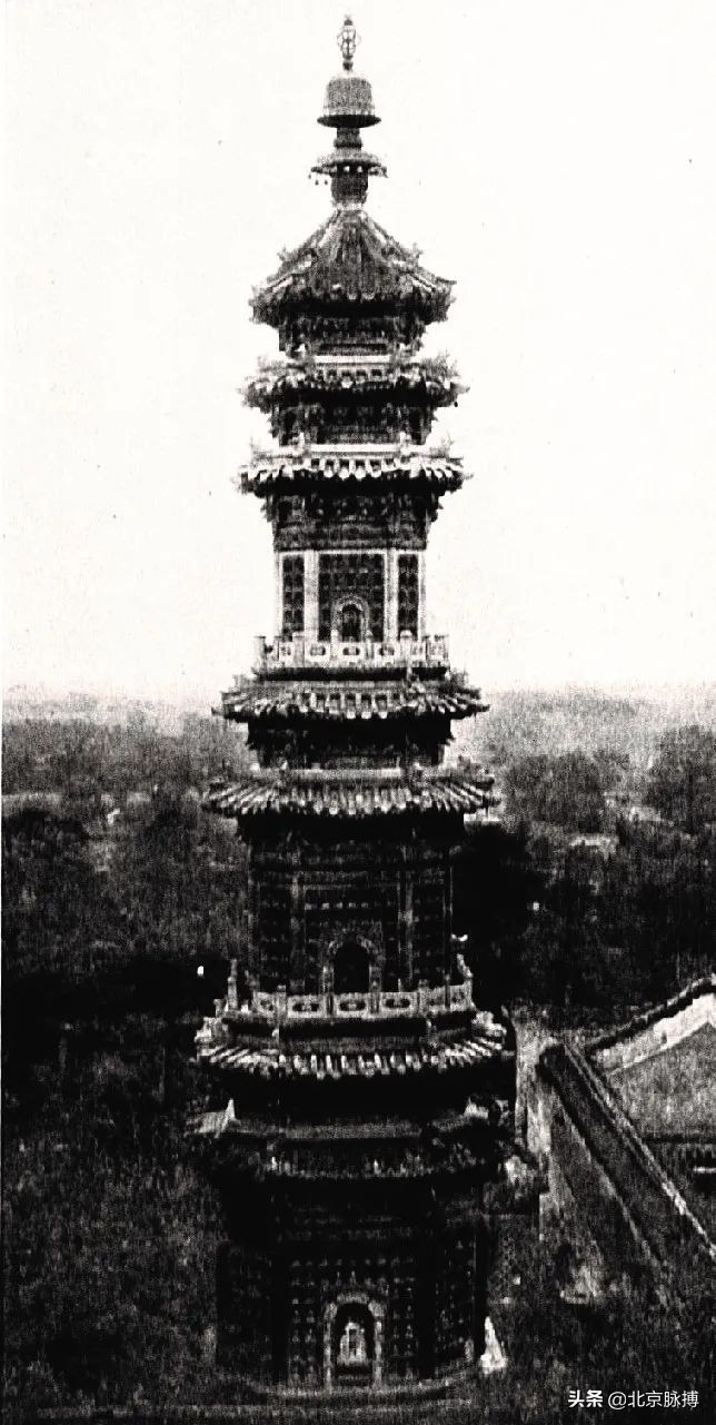 画说丨百年前德国建筑师镜头下的北京宝塔