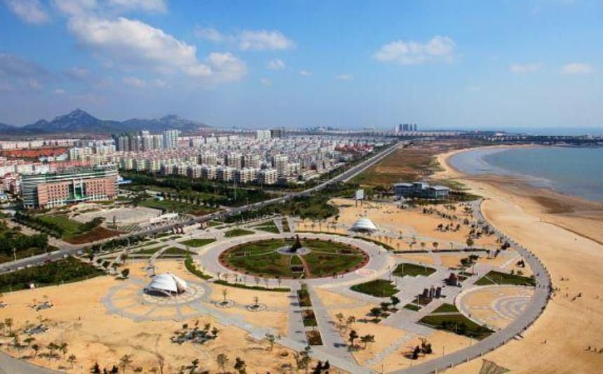 威海银滩风景,威海市乳山银滩旅游区海景