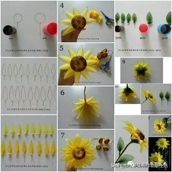 把彩色的*袜丝**套在铁圈上，最后竟然变得这么美（附教程）