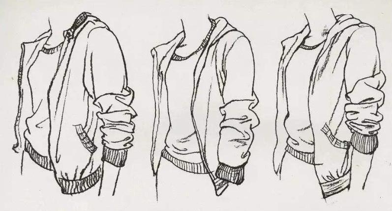 美术画速写怎样注意结构,速写人物写生照片褶皱怎么转换