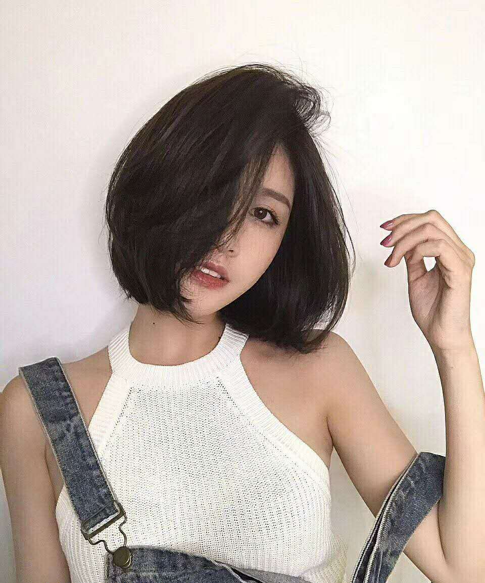 适合大脸头发少的中短发发型,适合发量少的发型短发日系