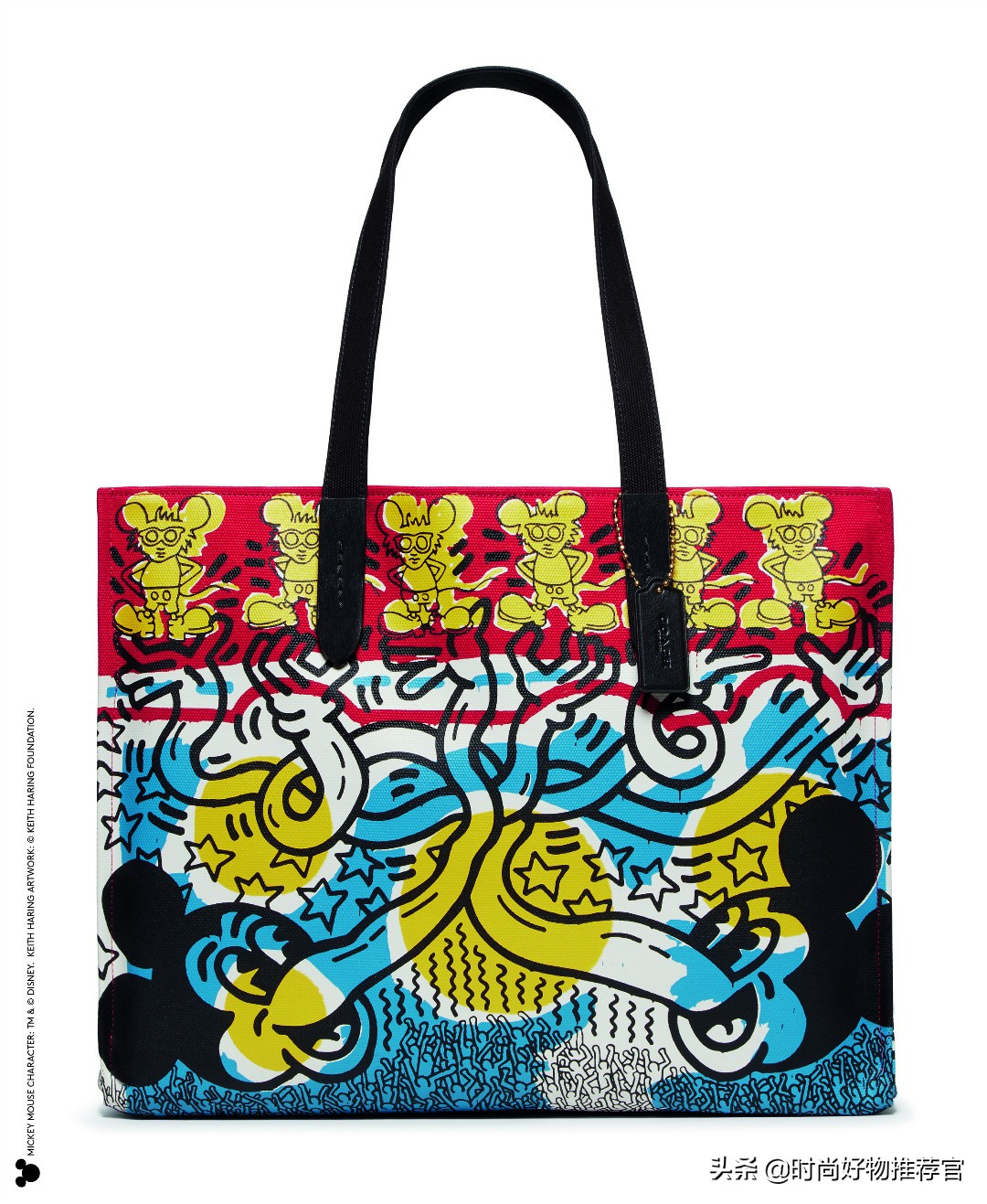 coach日记刺绣联名款,coachdisney联名包粉色