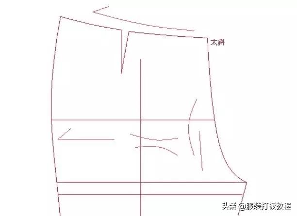 零基础裤子制版教程,裤子后幅制版教程