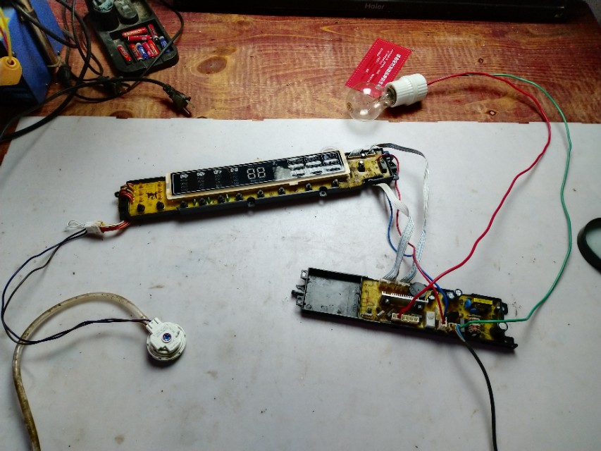 海尔全自动波轮洗衣机，洗涤排水正常，脱水不转，故障出在哪里？