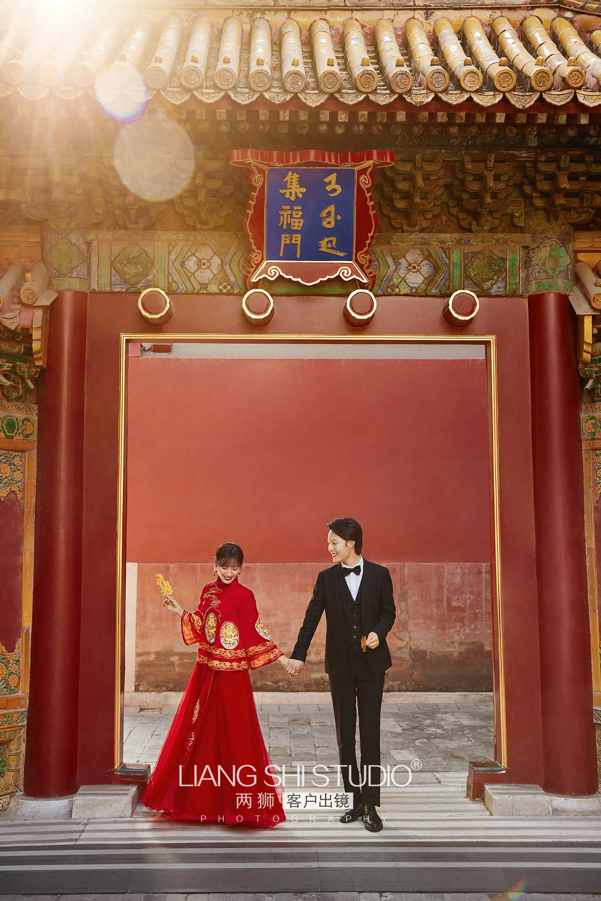 故宫中式婚纱照,故宫婚纱照拍摄大气磅礴