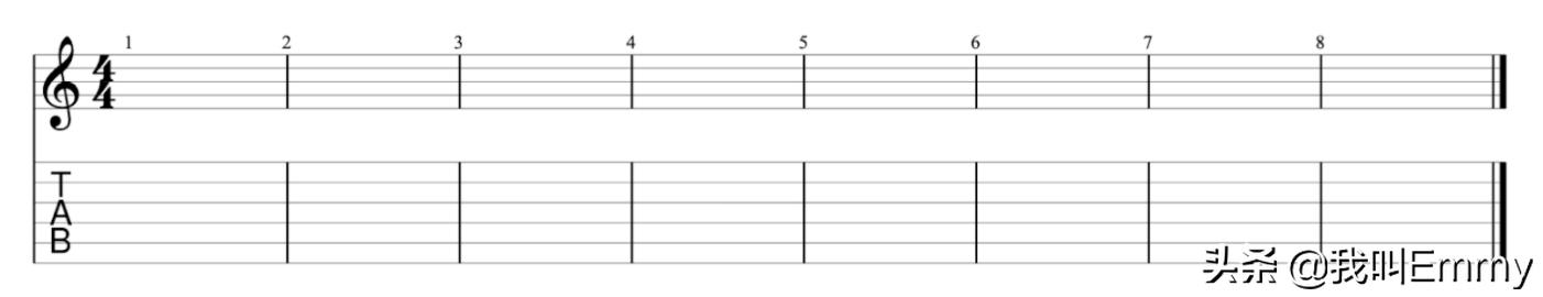 初学者吉他怎样看琴谱,小草吉他谱初学者教学