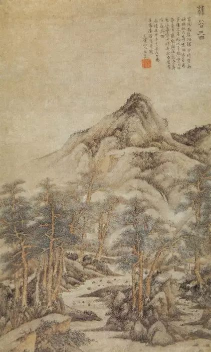 明代夏芷国画山水作品高清大图,明代100幅山水精品赏析第二辑