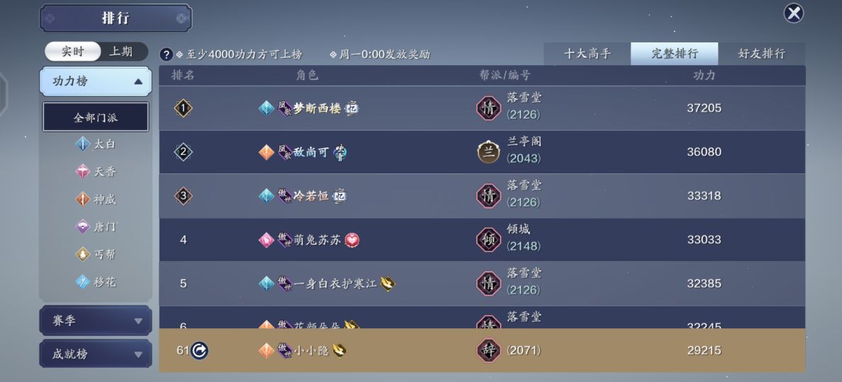 天刀手游移花攻略,天刀手游盖术攻略