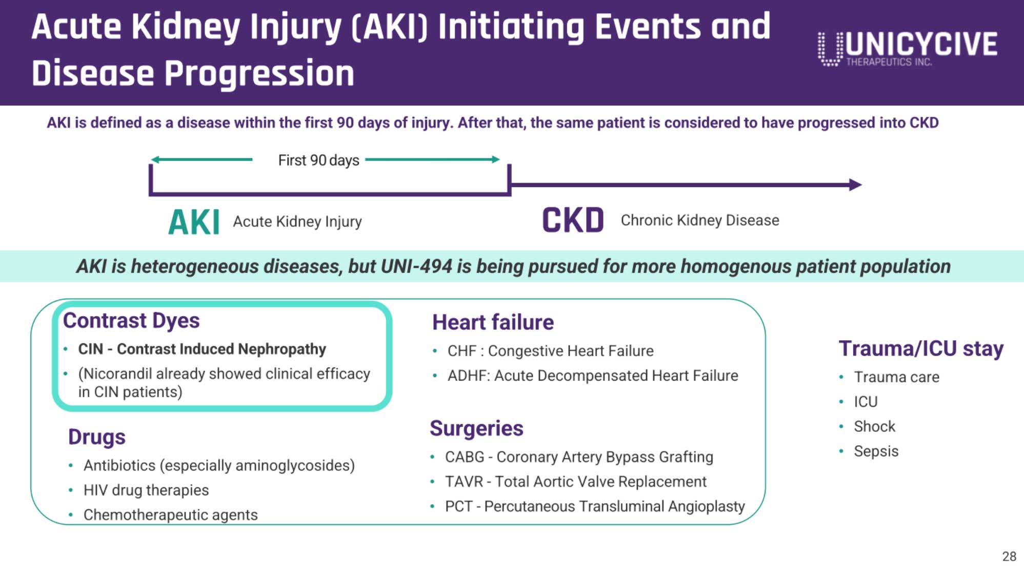 Unicycive冲刺纳斯达克:拟募资2766万美元路演PPT曝光
