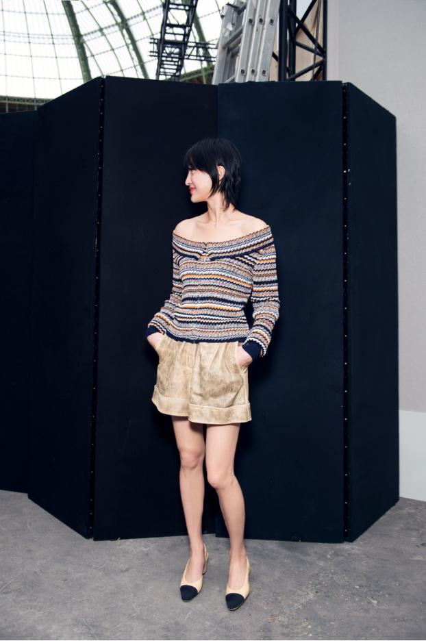 周迅大胆穿搭,小个子周迅穿搭