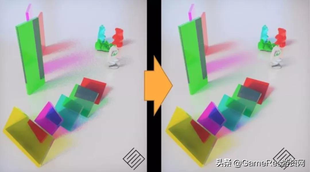 实时光线追踪技术动画对比 (地铁逃离将采用实时光线追踪技术)