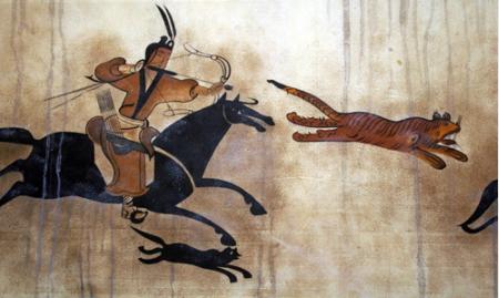 五一辑安游*句丽高**古墓壁画,一