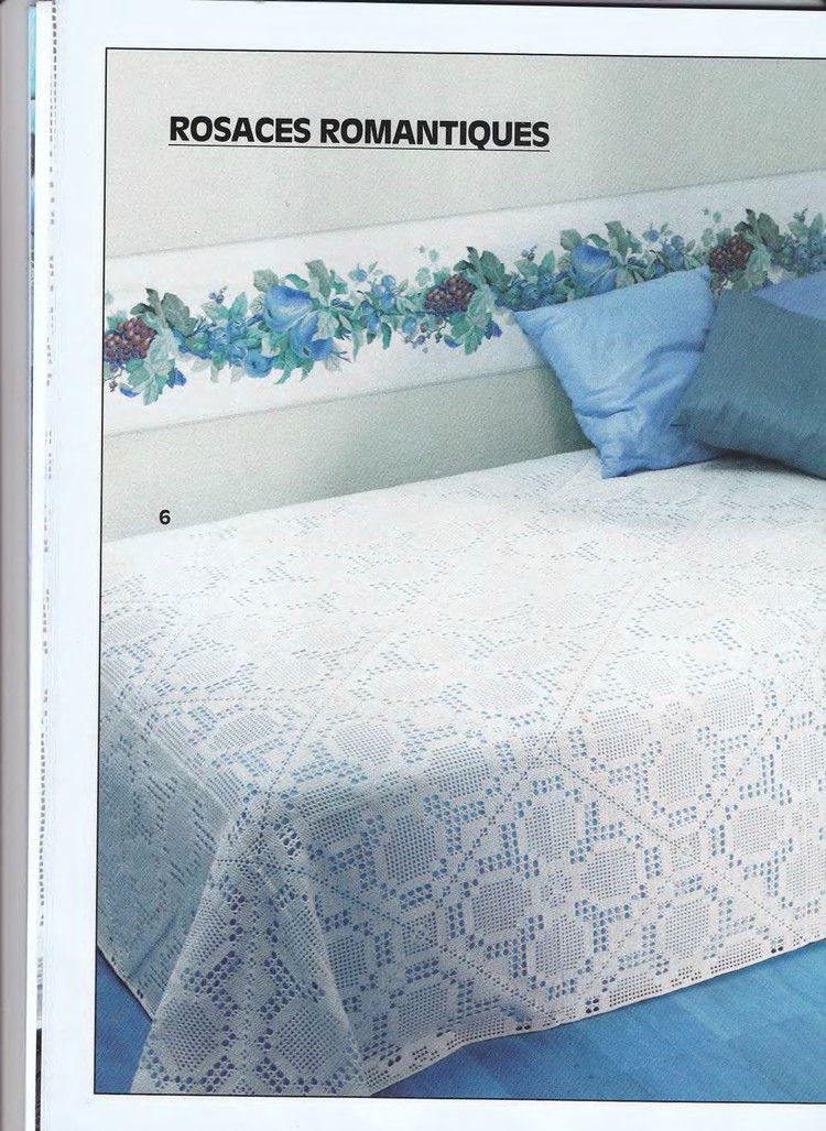 有漂亮的台布钩针图解吗,钩针编织桌布盖巾教程