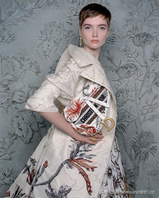 dior新款刺绣帆布托特包,刺绣马鞍包dior2019