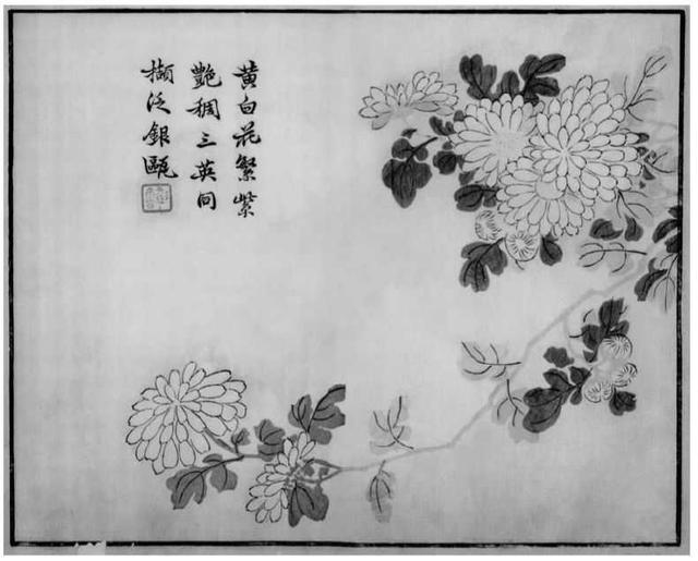 菊花写意画法100幅,简单的写意菊花画法