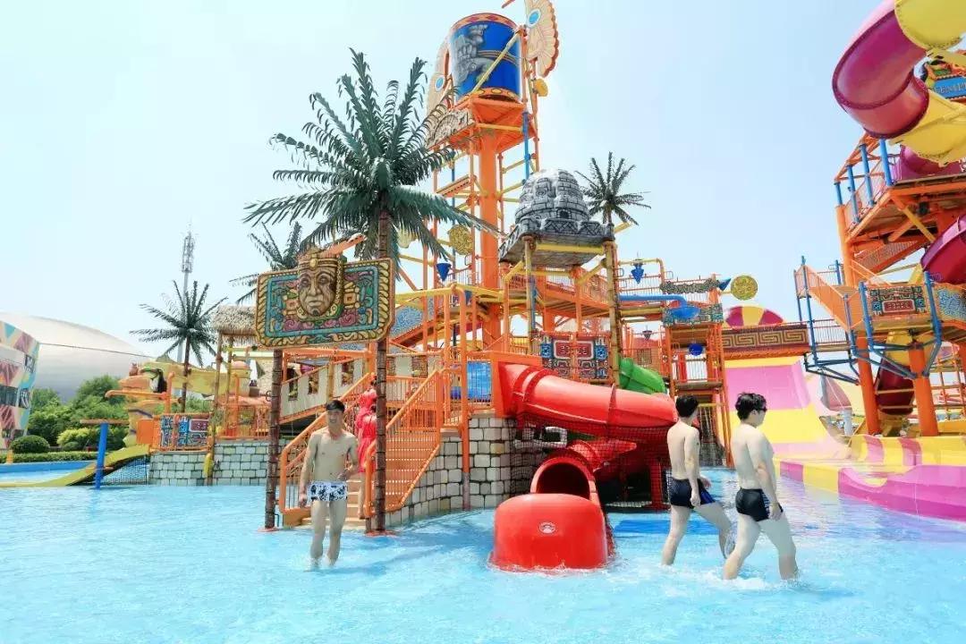 150000m²!天津欢乐谷的玛雅海滩水公园,真是太好玩了