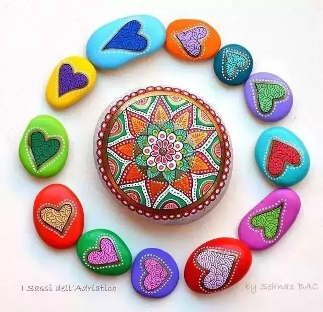 石头画简单幼儿园详细教程,简易石头手工绘画教程