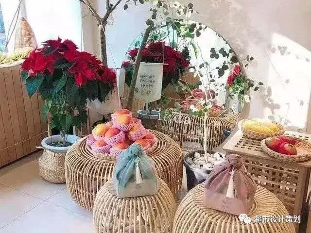 一组超市陈列图,超市肉品区陈列与摆放