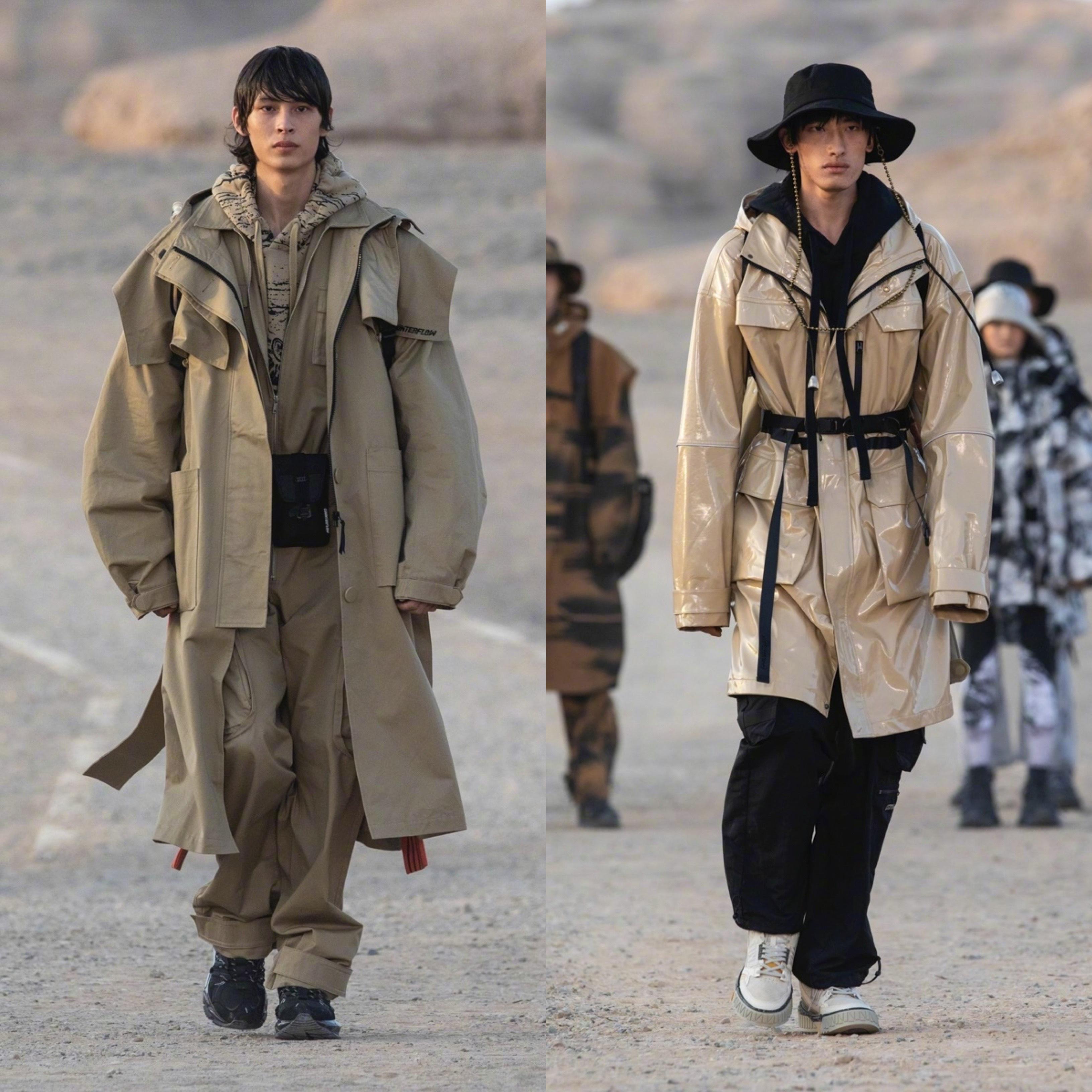 李宁首次亮相时装周,李宁展示衣服