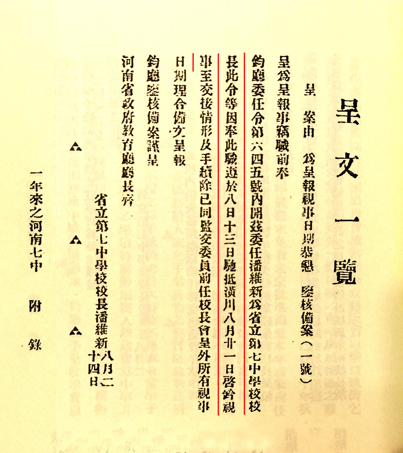 省立七中,七中历史