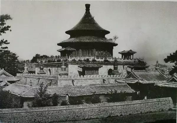 100年前中国风景建筑老照片,两亿多年前的景观