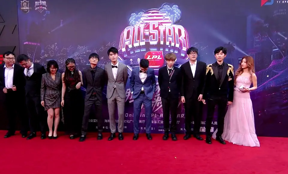 lpl全明星宝蓝西装,lpl西装排行