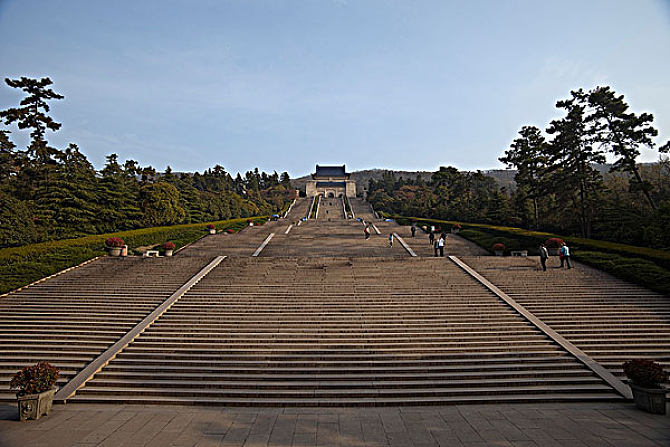 中山陵台阶奥妙,中山陵台阶文化