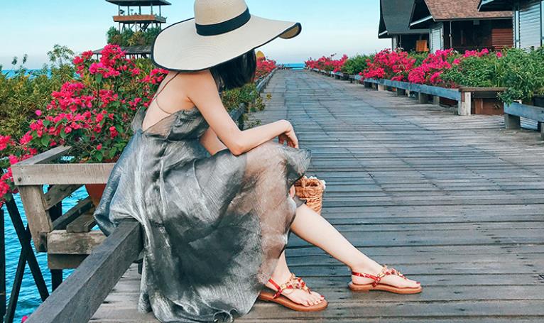 适合两道杠的凉鞋,比较正式场合穿的凉鞋