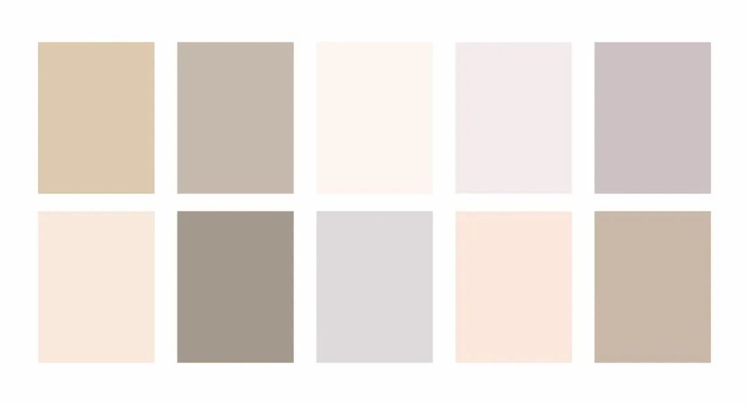 高级莫兰迪色温柔系,轻奢莫兰迪色