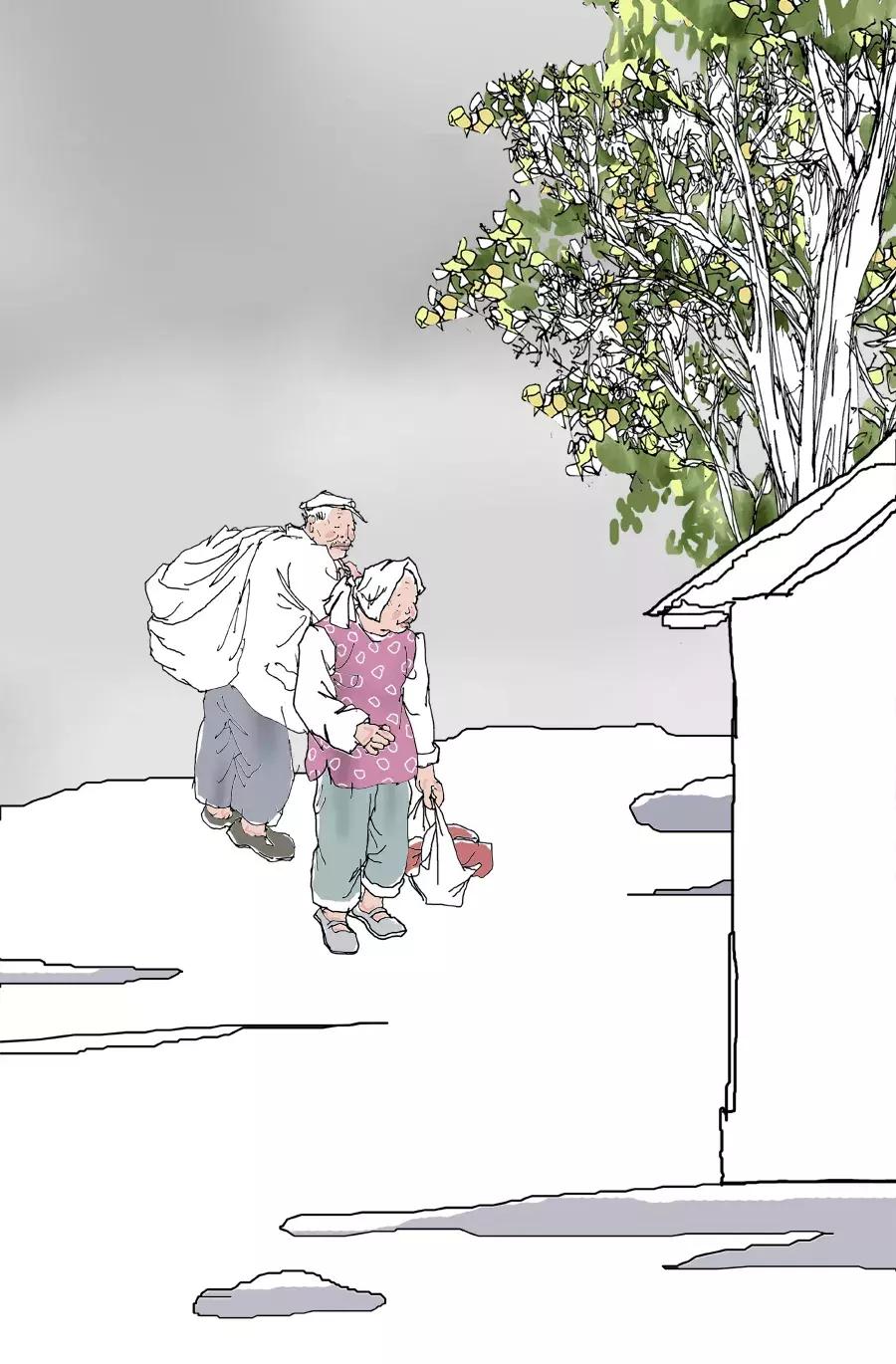 刘老汉的烦恼创作花絮,刘老汉新春连环画