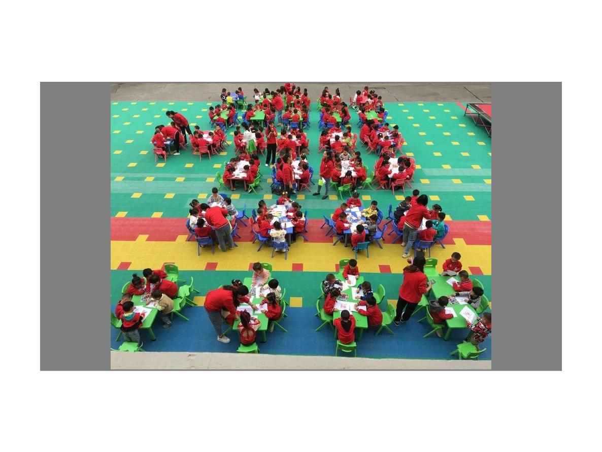 岳阳县鹿角中心幼儿园,幼儿园百年华诞童心向党环创