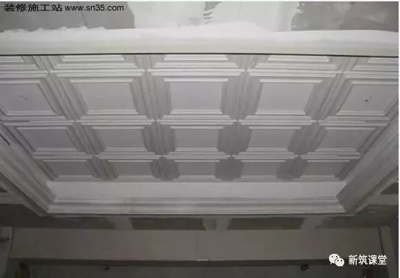 轻钢龙骨石膏板造型吊顶施工视频,石膏板天花吊顶施工全过程