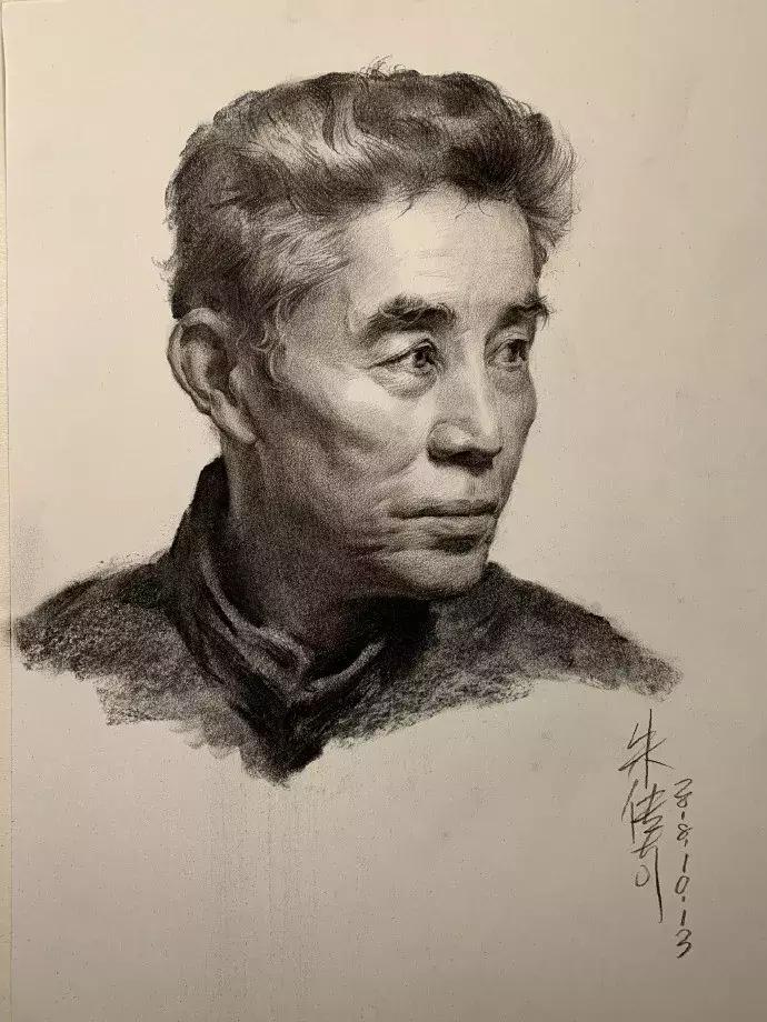 央美状元朱传奇素描,央美朱传奇