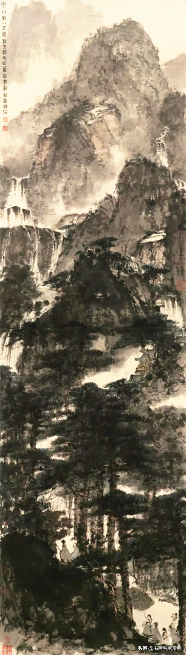 傅抱石大师作品图片,中国画坛巨擘