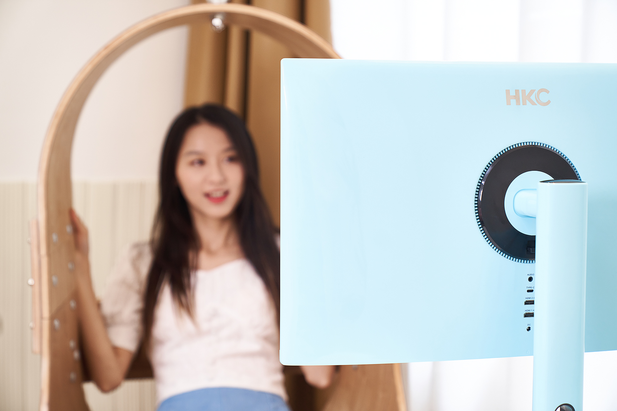 hkc马卡龙显示器旗舰店,hkc马卡龙显示器颗粒感