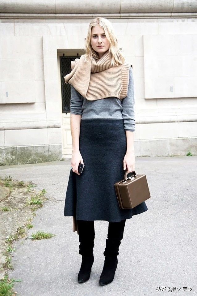 毛衣肩宽手臂粗,毛衣难看变好看