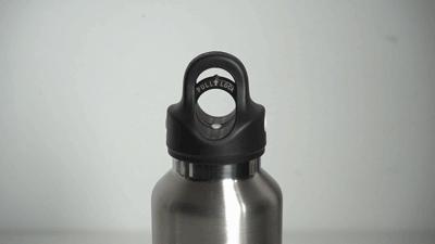 单手开盖无螺纹水杯,按压式自动开盖水杯