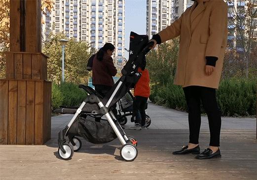 婴儿折叠轻便简易推车3岁内,简便轻巧婴儿推车可睡觉